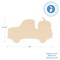 Pumpkin Truck Wood Cutout 6-1/2"x12" Unfinished Thanksgiving Craft | Woodpeckers